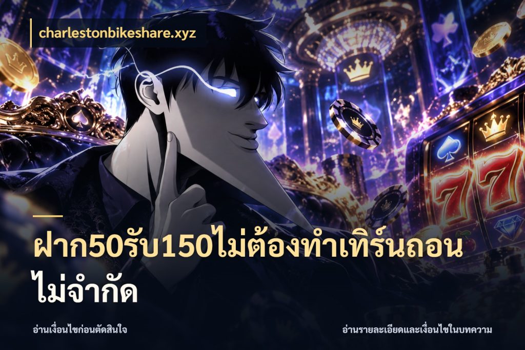 ฝาก50รับ150ไม่ต้องทําเทิร์นถอนไม่จํากัด สนุกกับตัวเลือกโปรในสไตล์ของคุณ ในมุม charlestonbikeshare.xyz