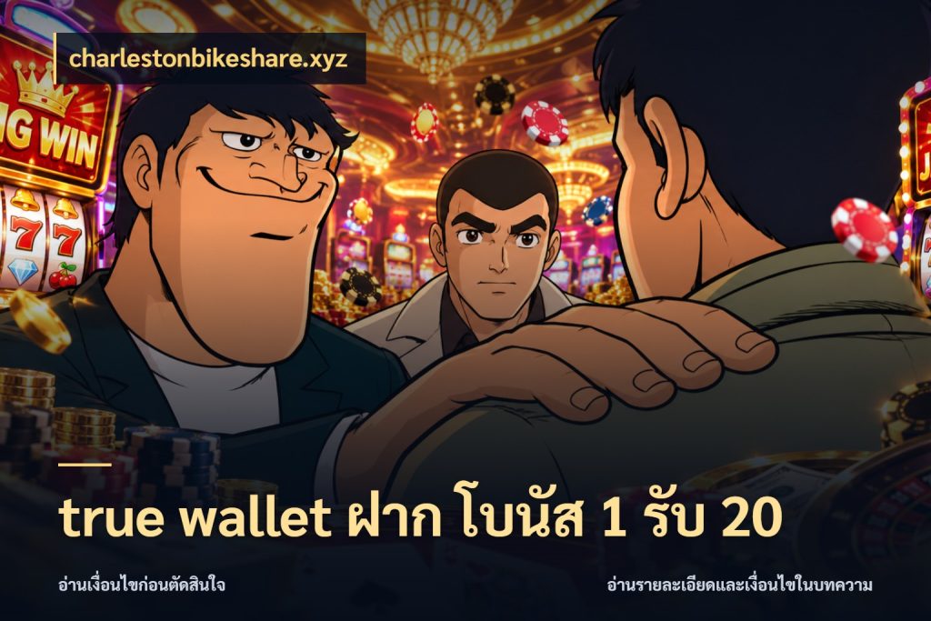 true wallet ฝาก โบนัส 1 รับ 20 เปิดมุมโปรให้เข้ากับเกมแนวโปรด สไตล์ charlestonbikeshare.xyz