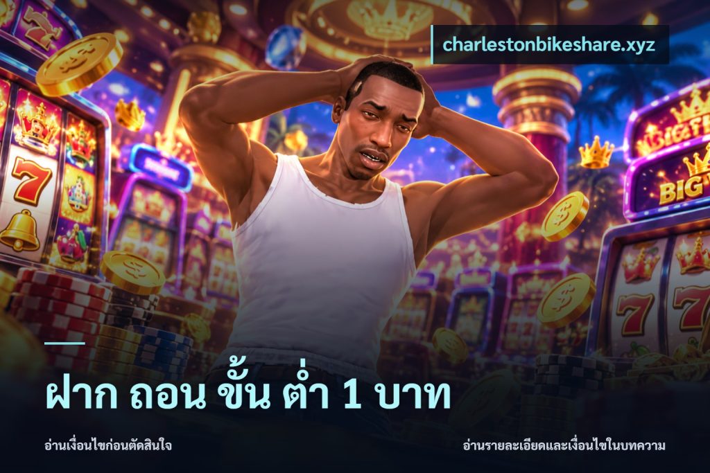 ฝาก ถอน ขั้น ต่ำ 1 บาท