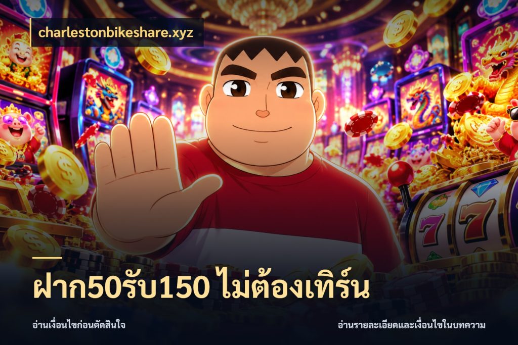 ฝาก50รับ150 ไม่ต้องเทิร์น charlestonbikeshare.xyz จับคู่โบนัสกับสไตล์เกมที่ชอบ