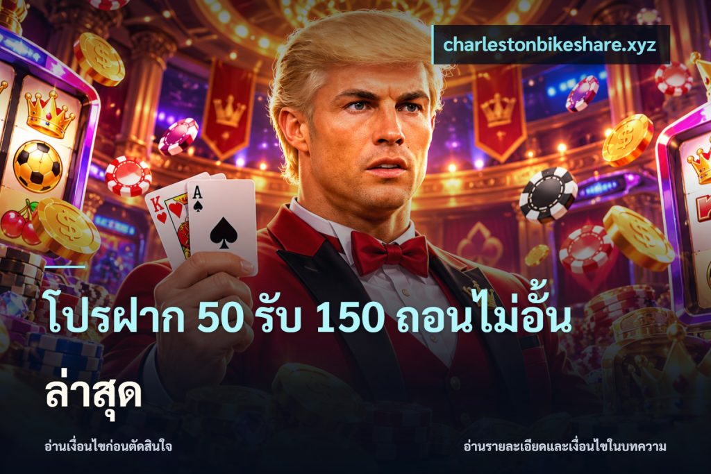 โปรฝาก 50 รับ 150 ถอนไม่อั้นล่าสุด