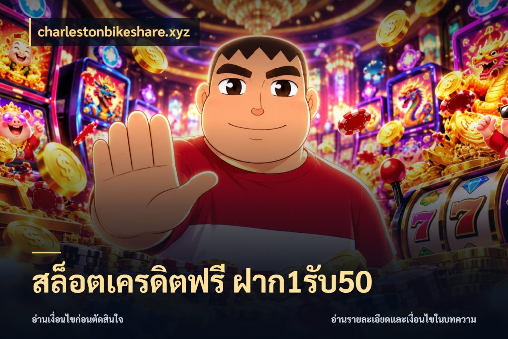 สล็อตเครดิตฟรี ฝาก1รับ50 charlestonbikeshare.xyz จุดเด่นของเครดิตที่คนชอบเกมอยากรู้