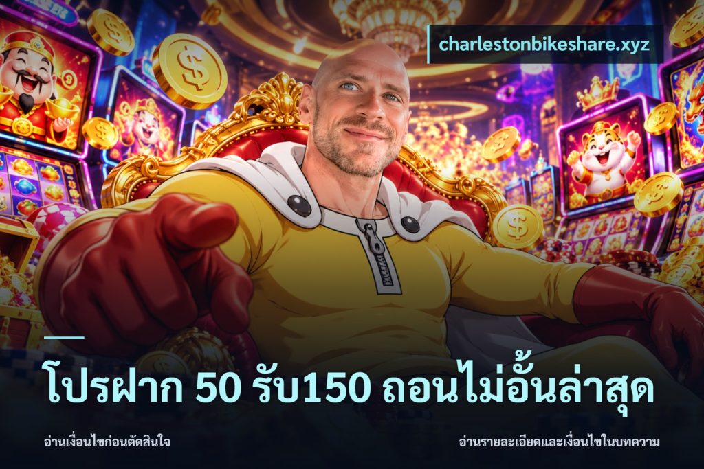 โปรฝาก 50 รับ150 ถอนไม่อั้นล่าสุด