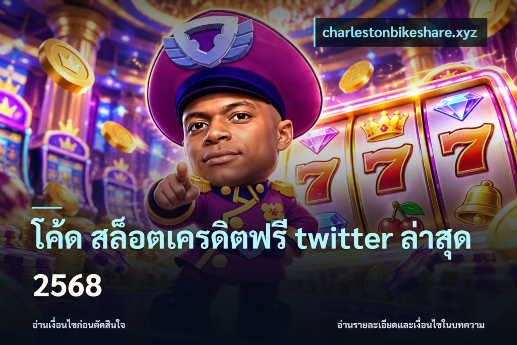 โค้ด สล็อตเครดิตฟรี twitter ล่าสุด 2568