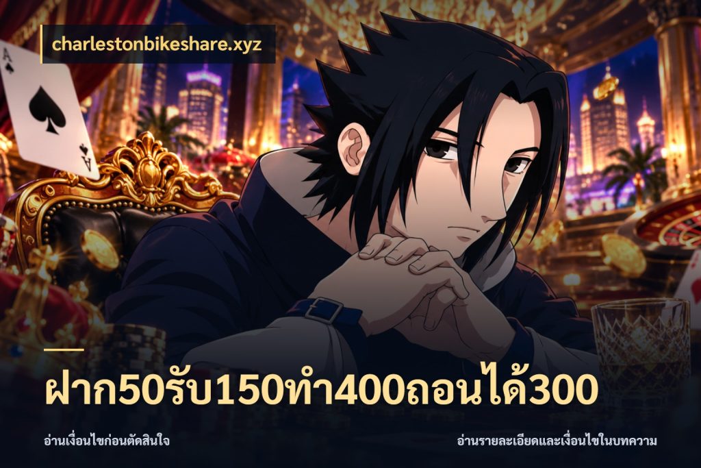 ฝาก50รับ150ทํา400ถอนได้300 โปรยอดรับที่สายเกมสนใจ กับ charlestonbikeshare.xyz