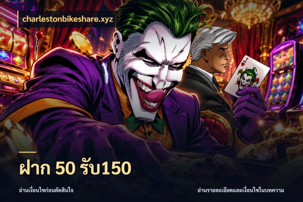 ฝาก 50 รับ150 จุดเด่นของเครดิตที่คนชอบเกมอยากรู้ กับ charlestonbikeshare.xyz