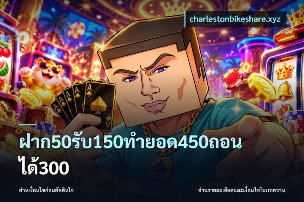 ฝาก50รับ150ทำยอด450ถอนได้300