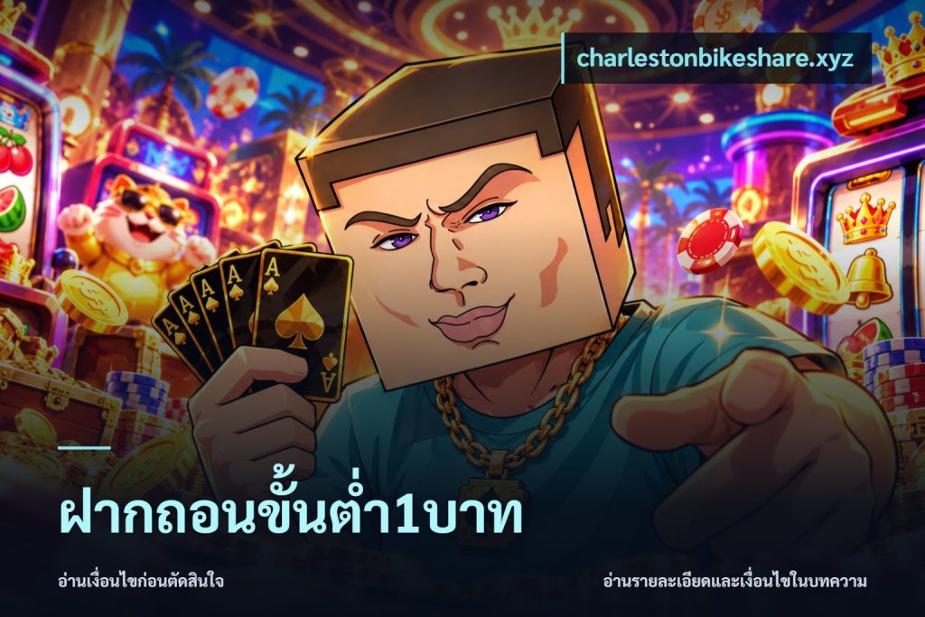 ฝากถอนขั้นต่ำ1บาท
